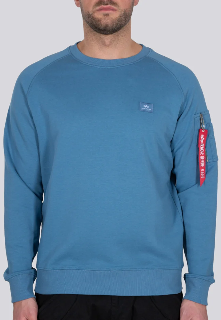 Alpha Industries X-Fit Sweatshirt  light blue