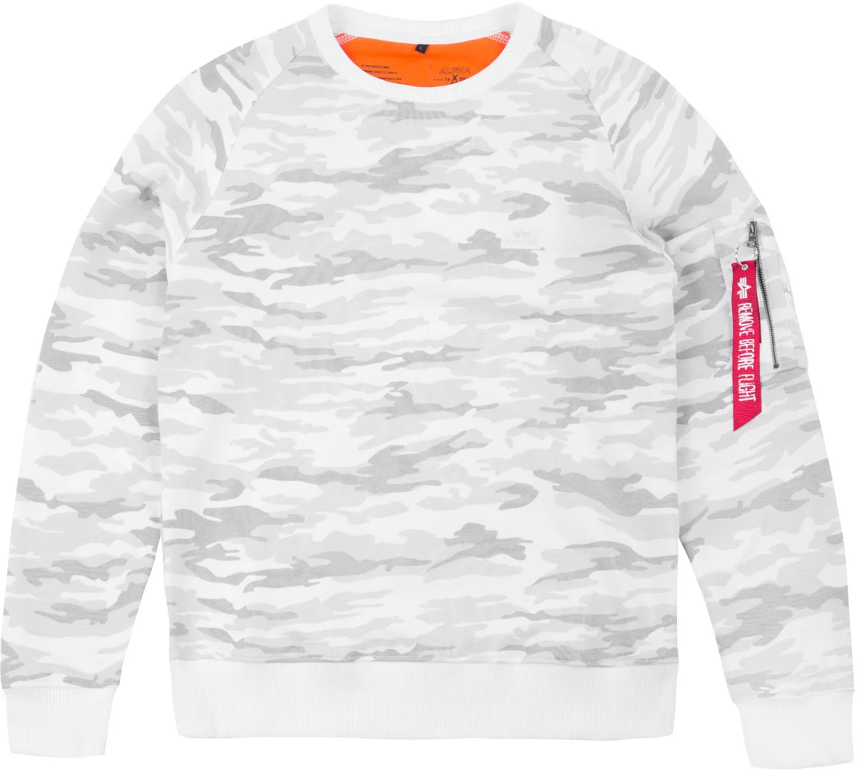 Alpha Industries X-Fit Sweatshirt  white/grey