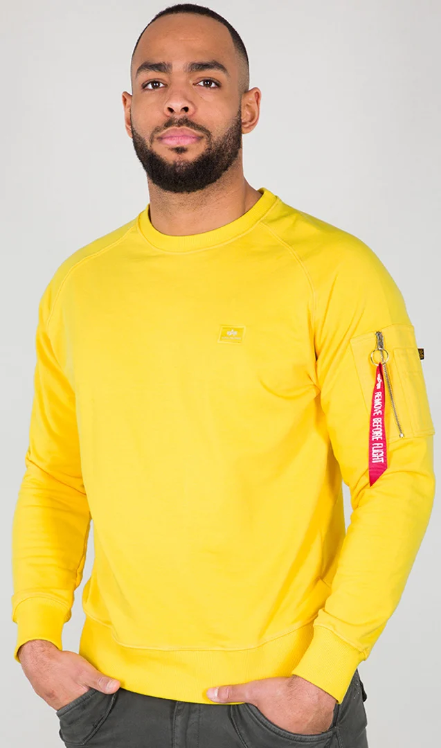 Alpha Industries X-Fit Sweatshirt  yellow