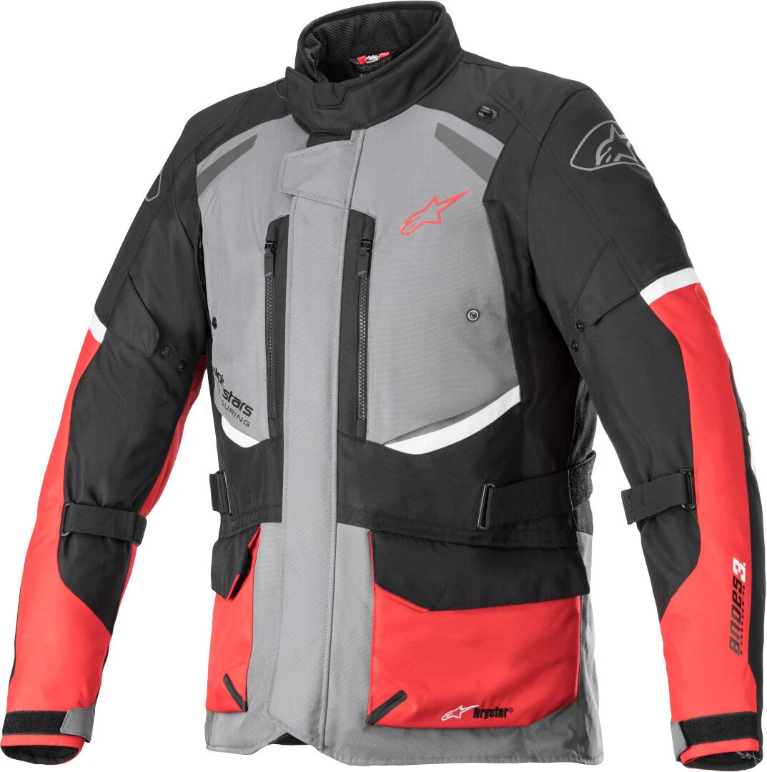 Alpinestars Andes V3 Drystar Motorcycle Textile Jacket  grey/black/red