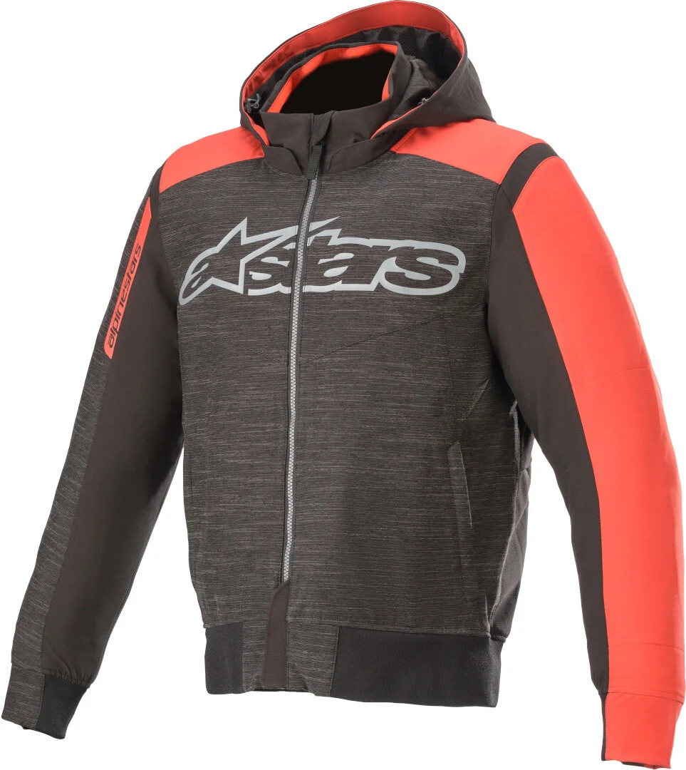 Alpinestars Rhod Windstopper Motorcycle Hoodie  black/red