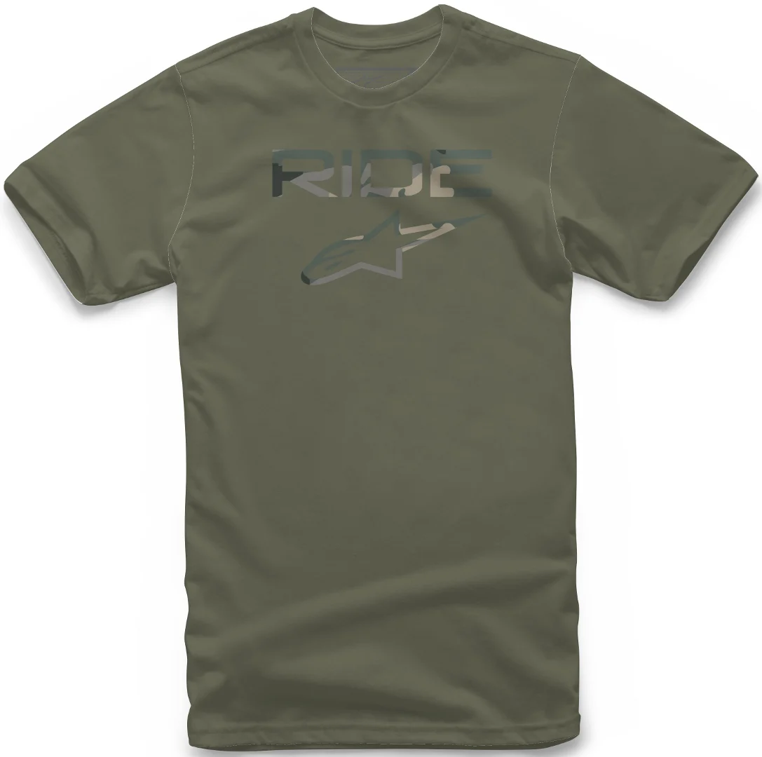 Alpinestars Ride 2.0 Camo T-Shirt  Military Green