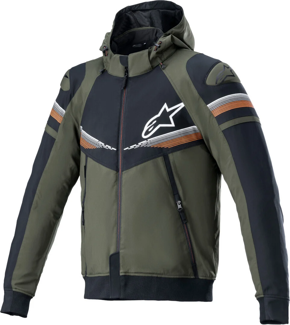 Alpinestars Sektor V2 Motorcycle Hoodie  green/black