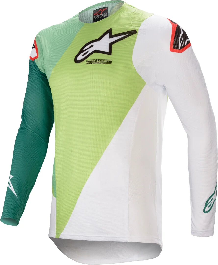 Alpinestars Supertech Blaze Motocross Jersey  green/white