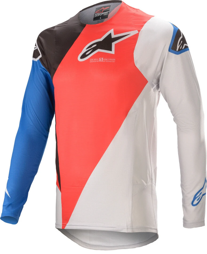 Alpinestars Supertech Blaze Motocross Jersey  red/blue/white