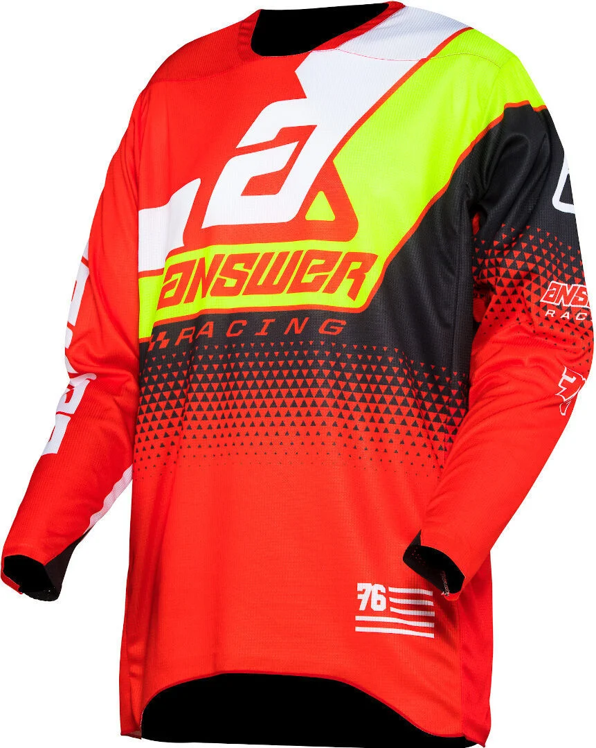 Answer Elite Korza Motocross Jersey  red/yellow/black