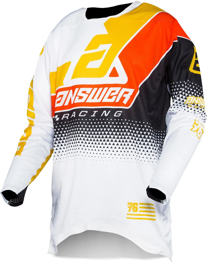 Answer Elite Korza Motocross Jersey  white/black/red