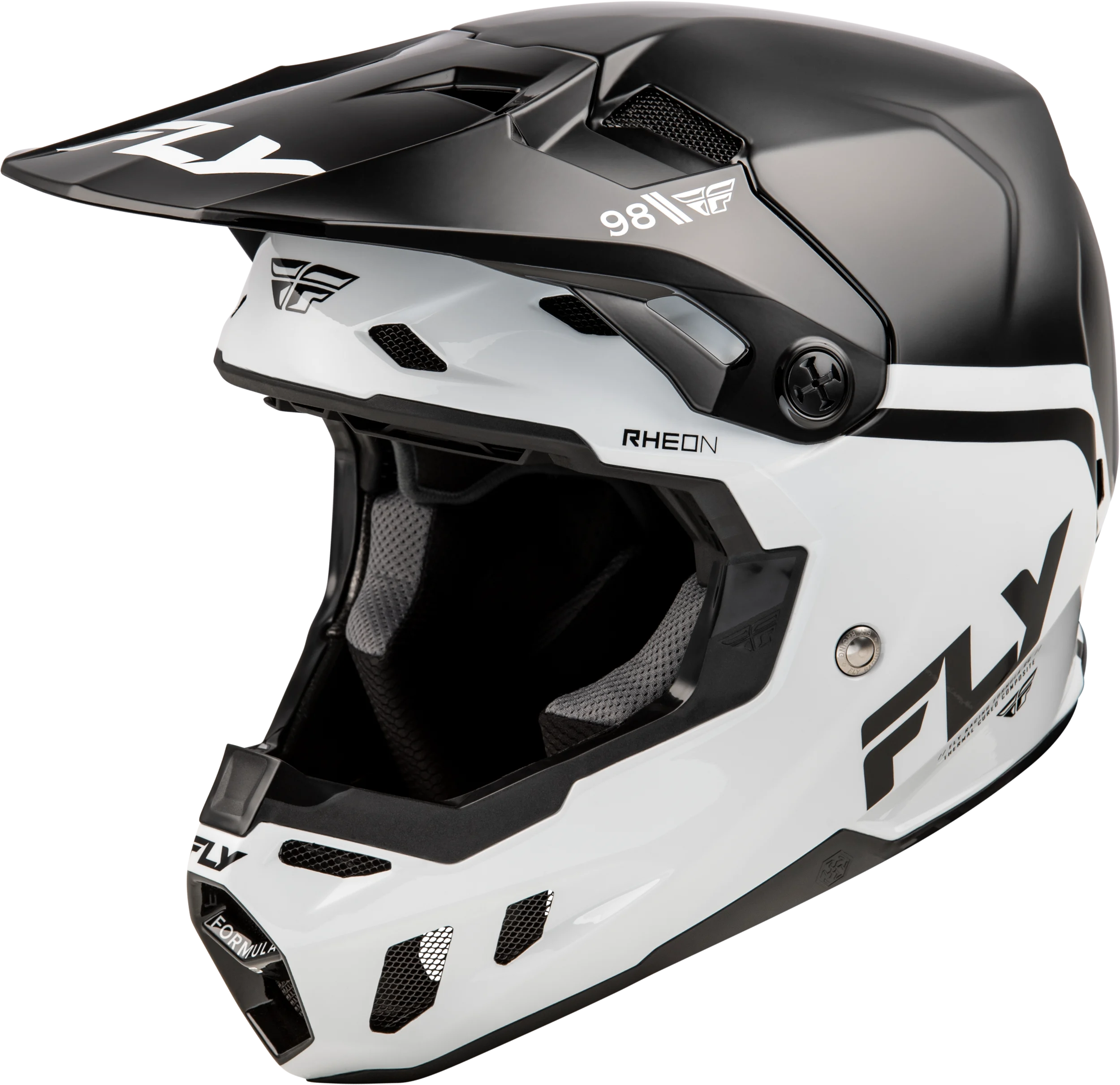FLY RACING Formula CC Objective Helmet - black/white