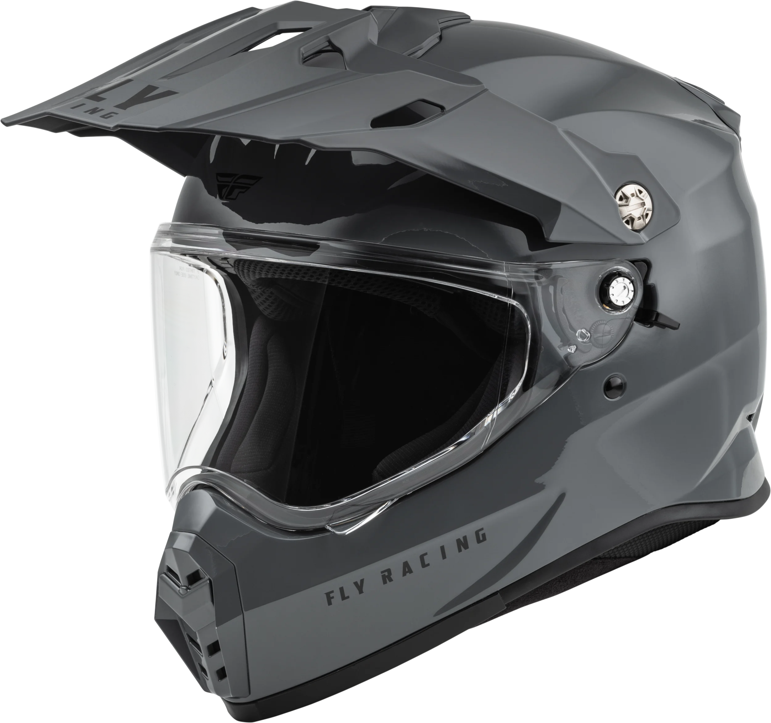 FLY RACING Trekker Solid Helmet - Grey