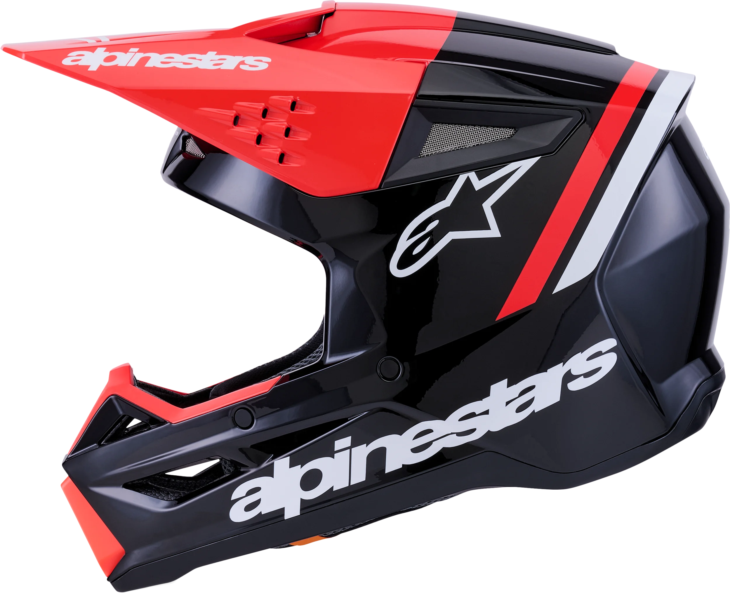 ALPINESTARS SM3 Radium Helmet - Blk/Red Fluo/White
