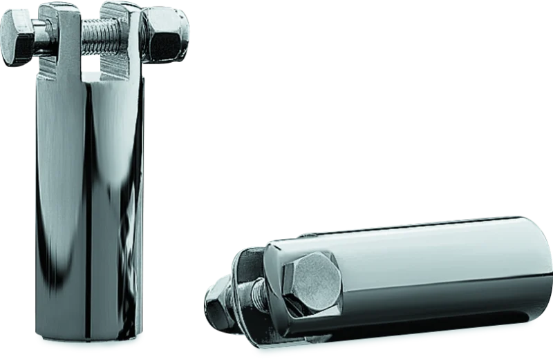 Kuryakyn 3 1/2in Extended Peg Mount With 3/8in-16 Mount Bolts Chrome - 8087