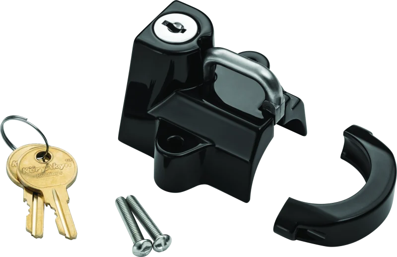 Kuryakyn Universal Helmet Lock 1-1/4-1-1/2 Black - 4619