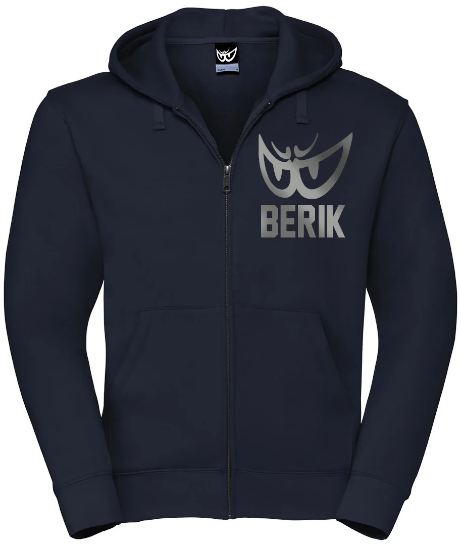 Berik Classic Z Zip Hoodie  dark blue/grey
