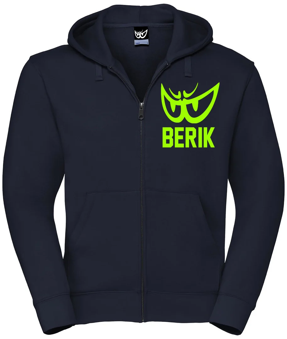 Berik Classic Z Zip Hoodie  dark blue/yellow