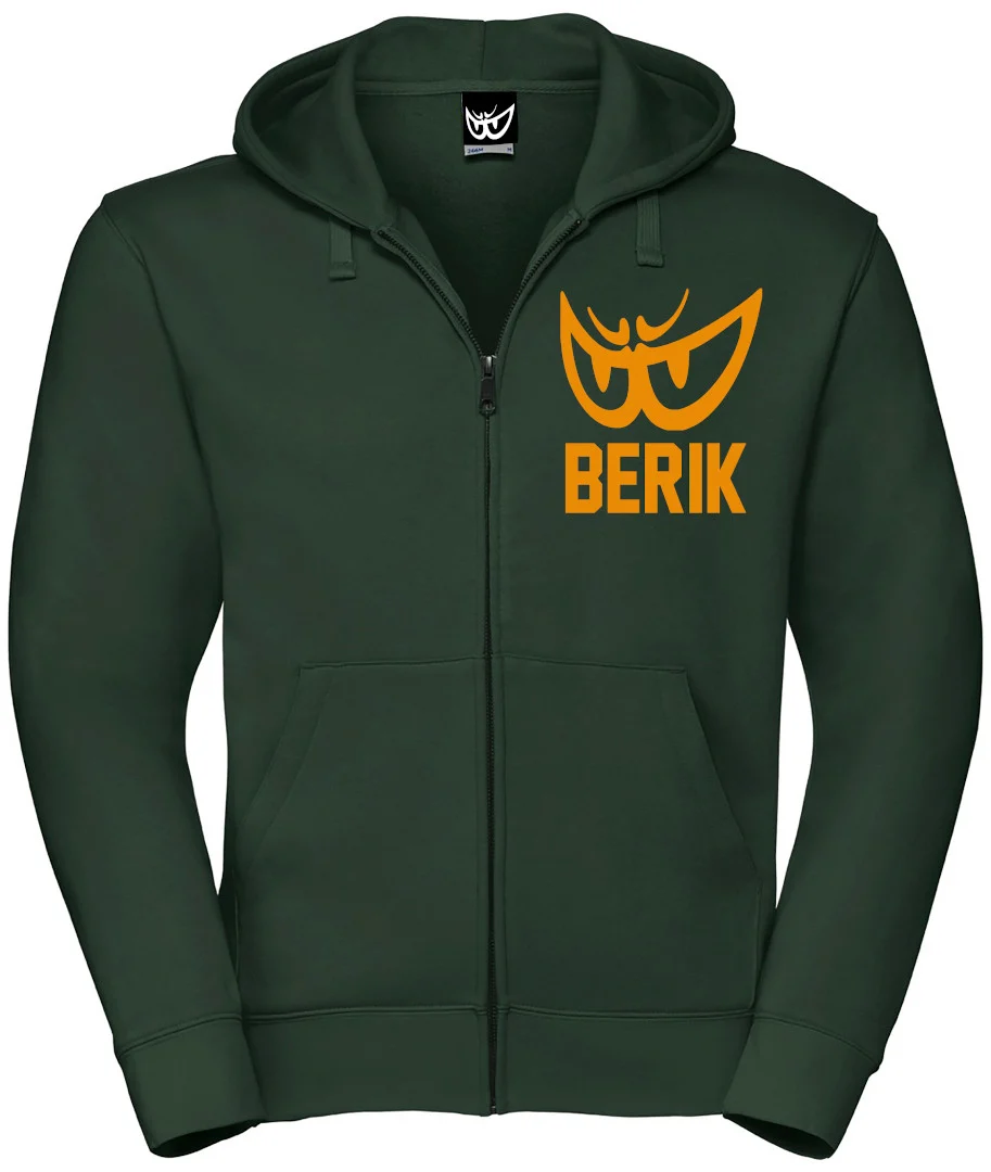 Berik Classic Z Zip Hoodie  green/orange