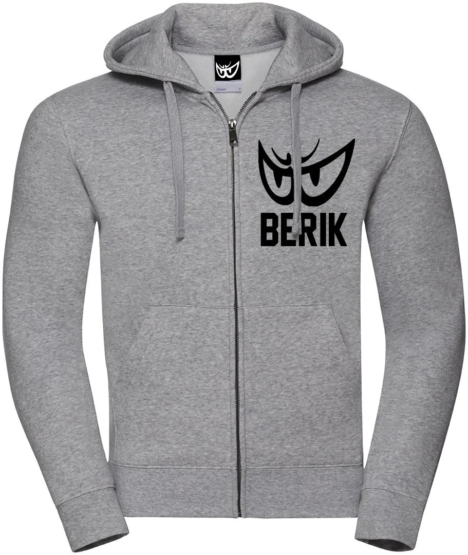 Berik Classic Z Zip Hoodie  grey/black
