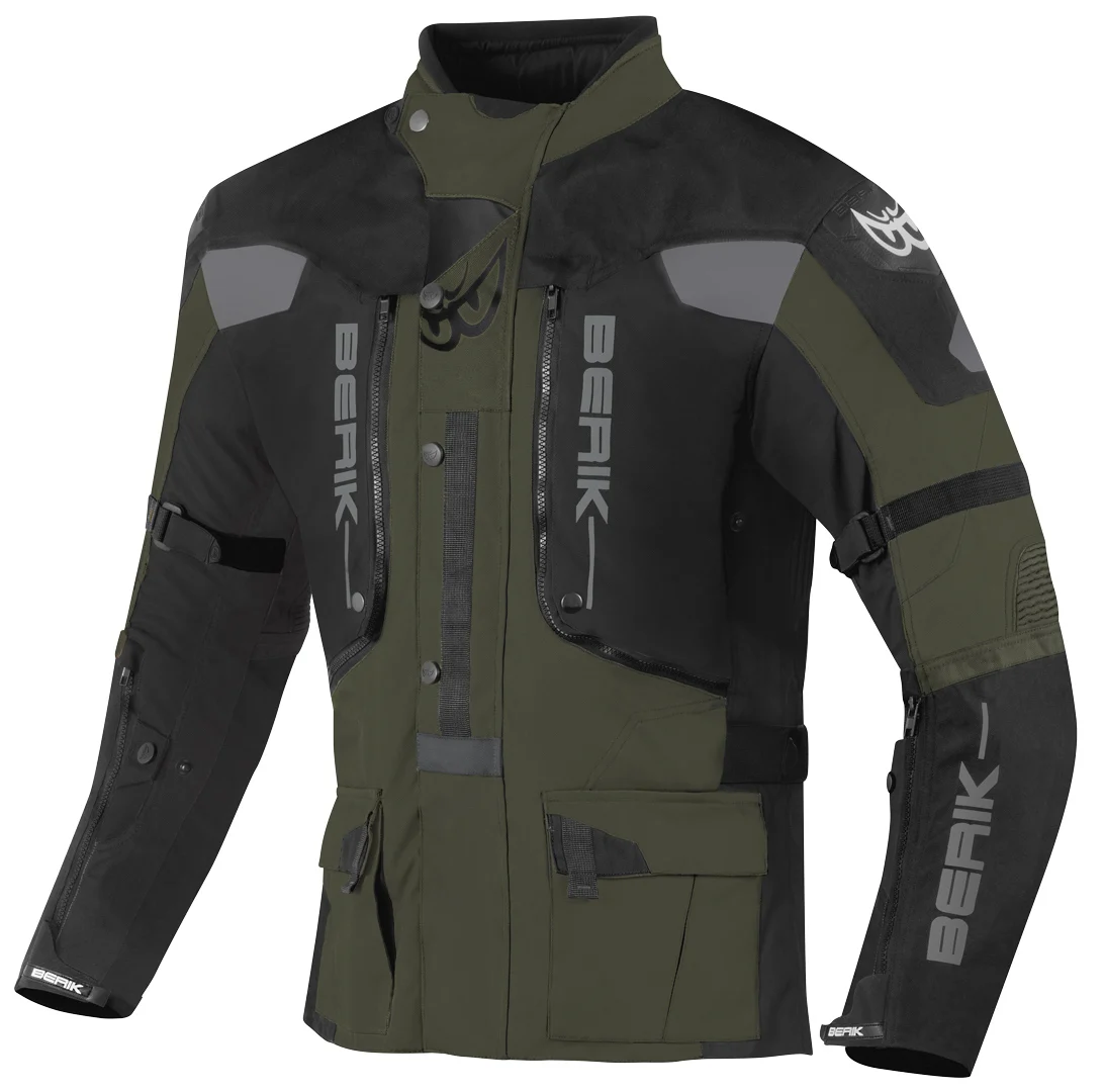Berik Dakota waterproof 3in1 Motorcycle Textile Jacket  black/green