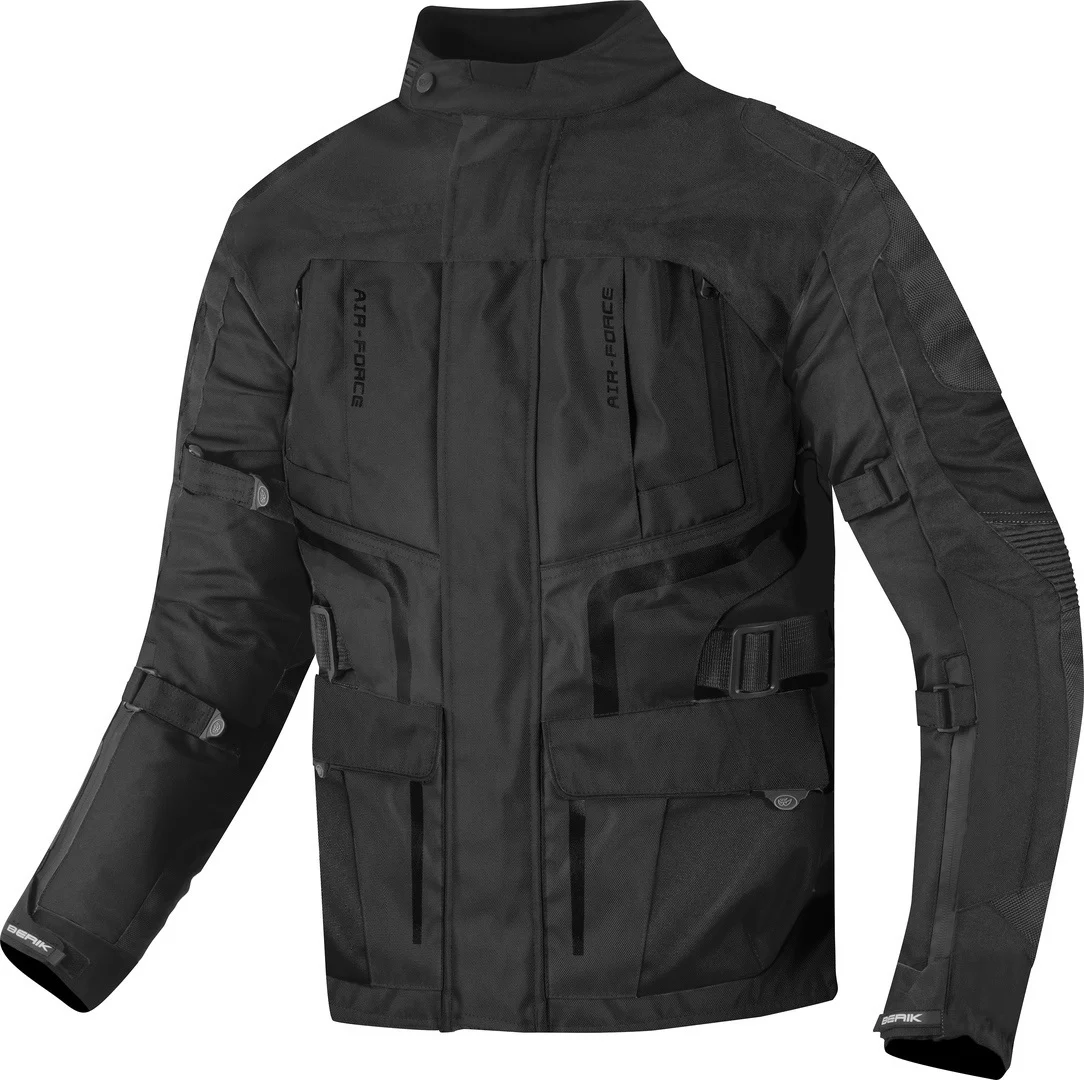 Berik Safari Waterproof 3in1 Motorcycle Textile Jacket  black