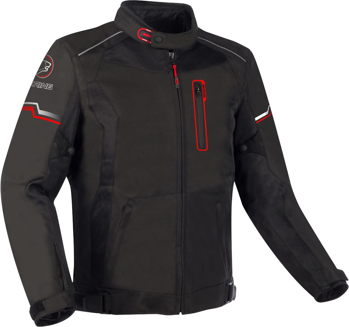 Bering Astro waterproof Textile Motorcycle Jacket  black/red