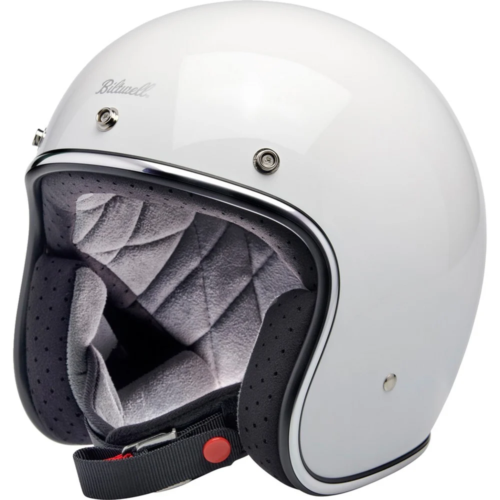 BILTWELL Bonanza Helmet - Gloss White