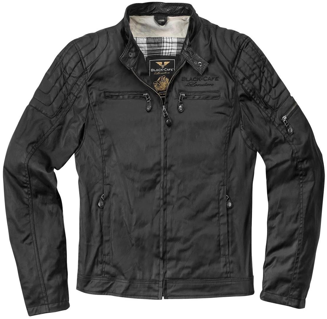 Black-Cafe London Ahvaz Textile Jacket  black