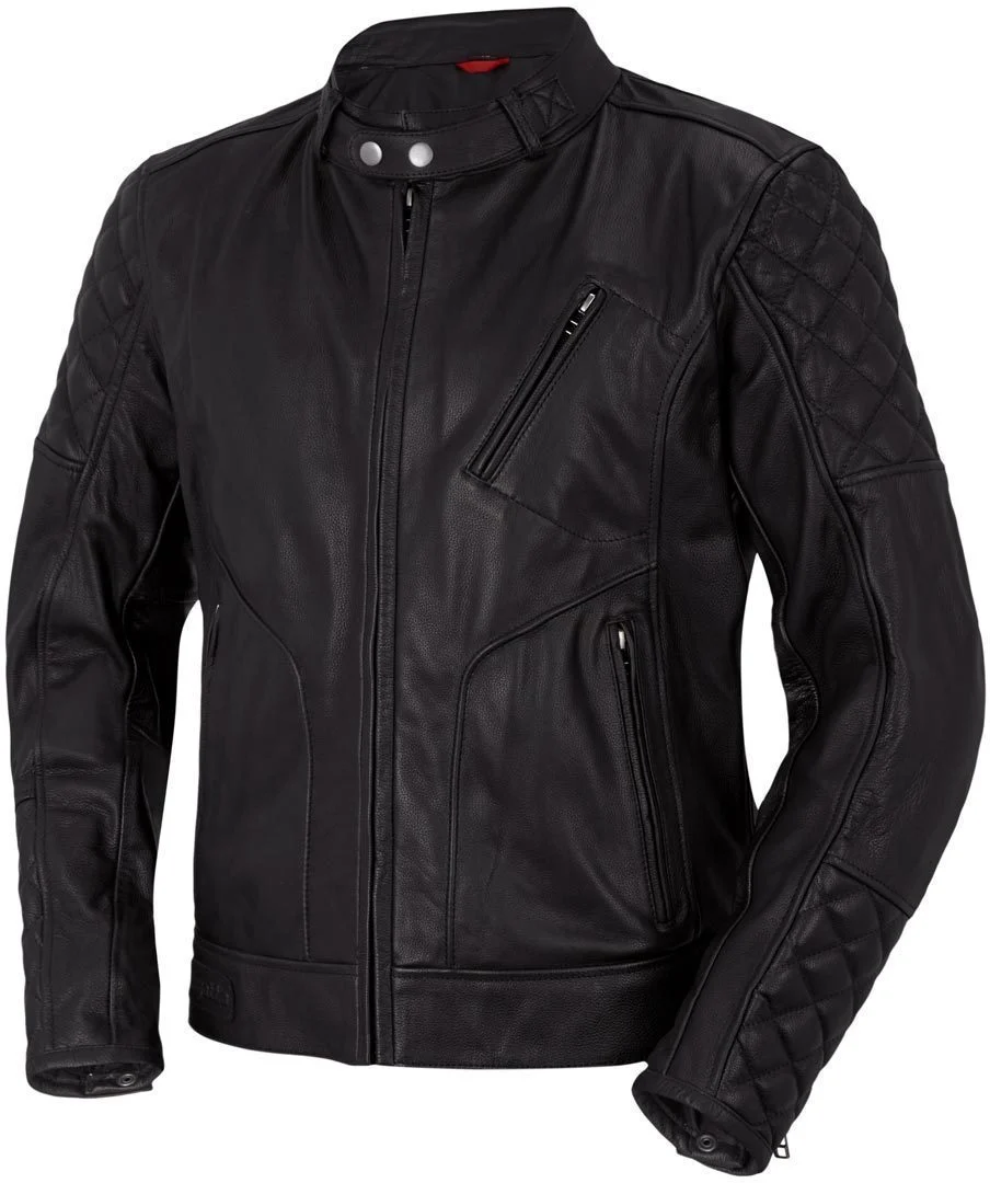 Bogotto Chicago Retro Motorcycle Leather Jacket  black
