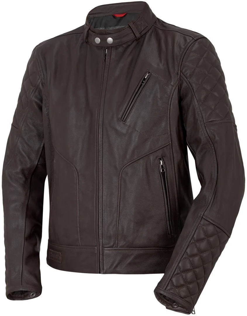 Bogotto Chicago Retro Motorcycle Leather Jacket  brown