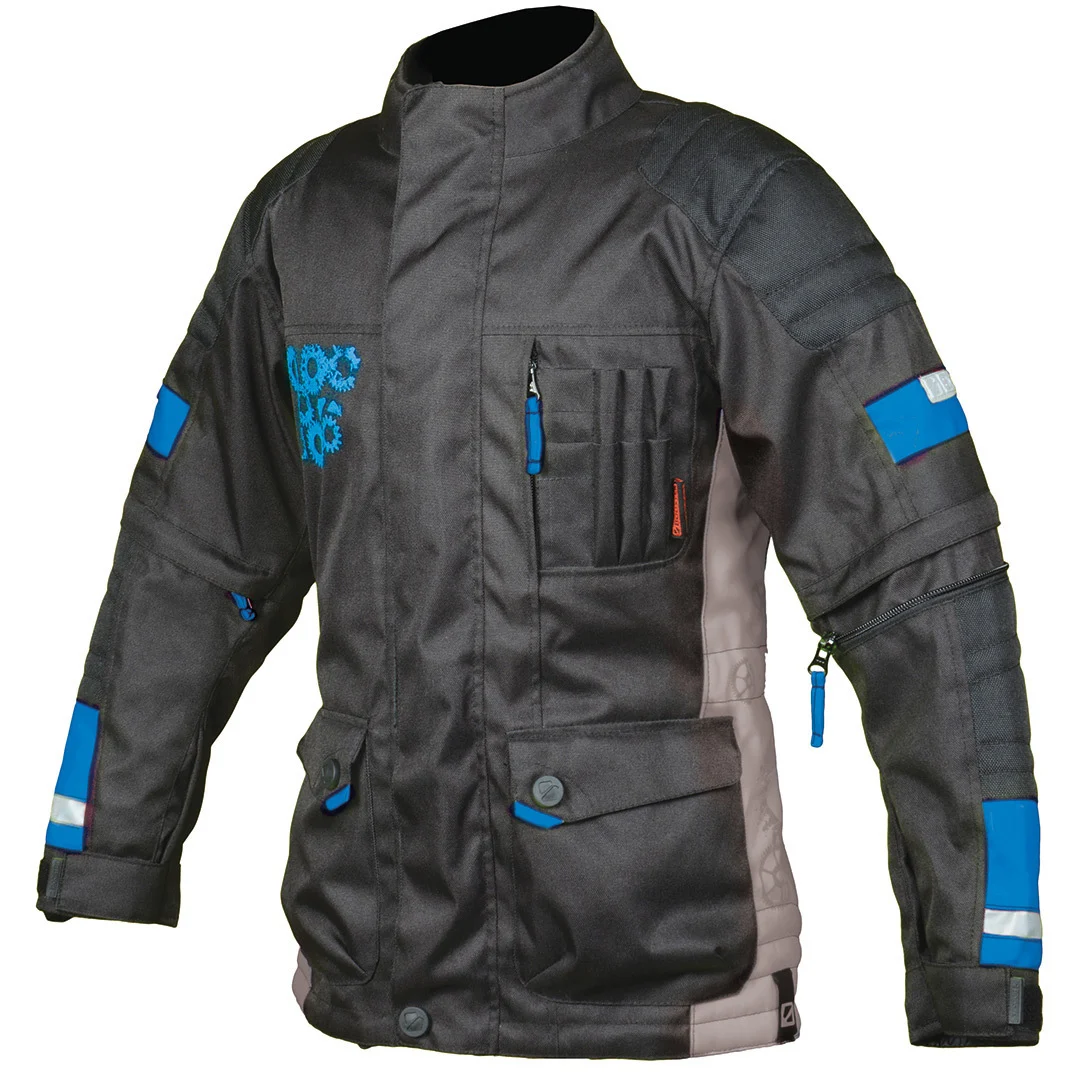 Booster Candid-Y motorcycle kids textile jacket  black/blue