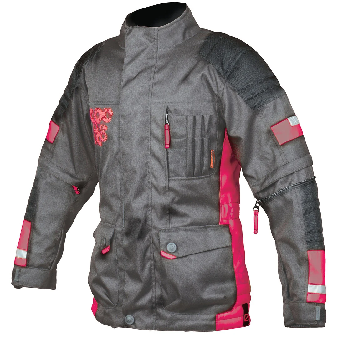 Booster Candid-Y motorcycle kids textile jacket  black/pink