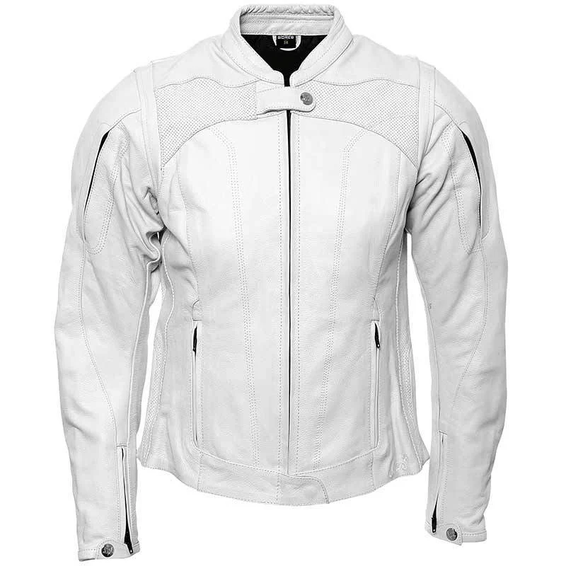 Bores Caroline Ladies Leather Jacket Waterproof Ladies Leather Jacket  Cream