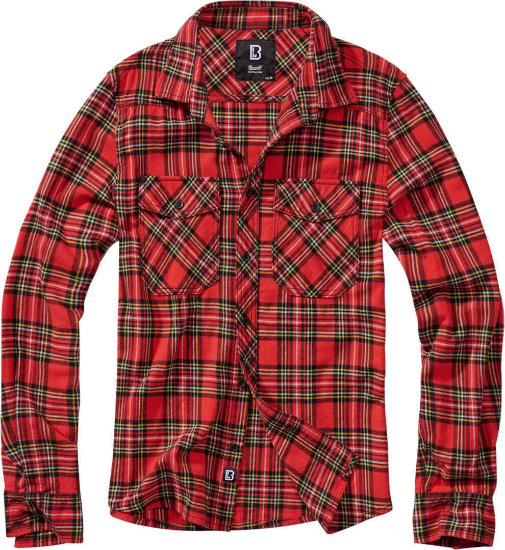 Brandit Check Shirt  red/red