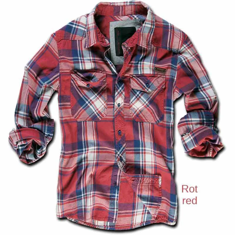 Brandit Check Shirt  red