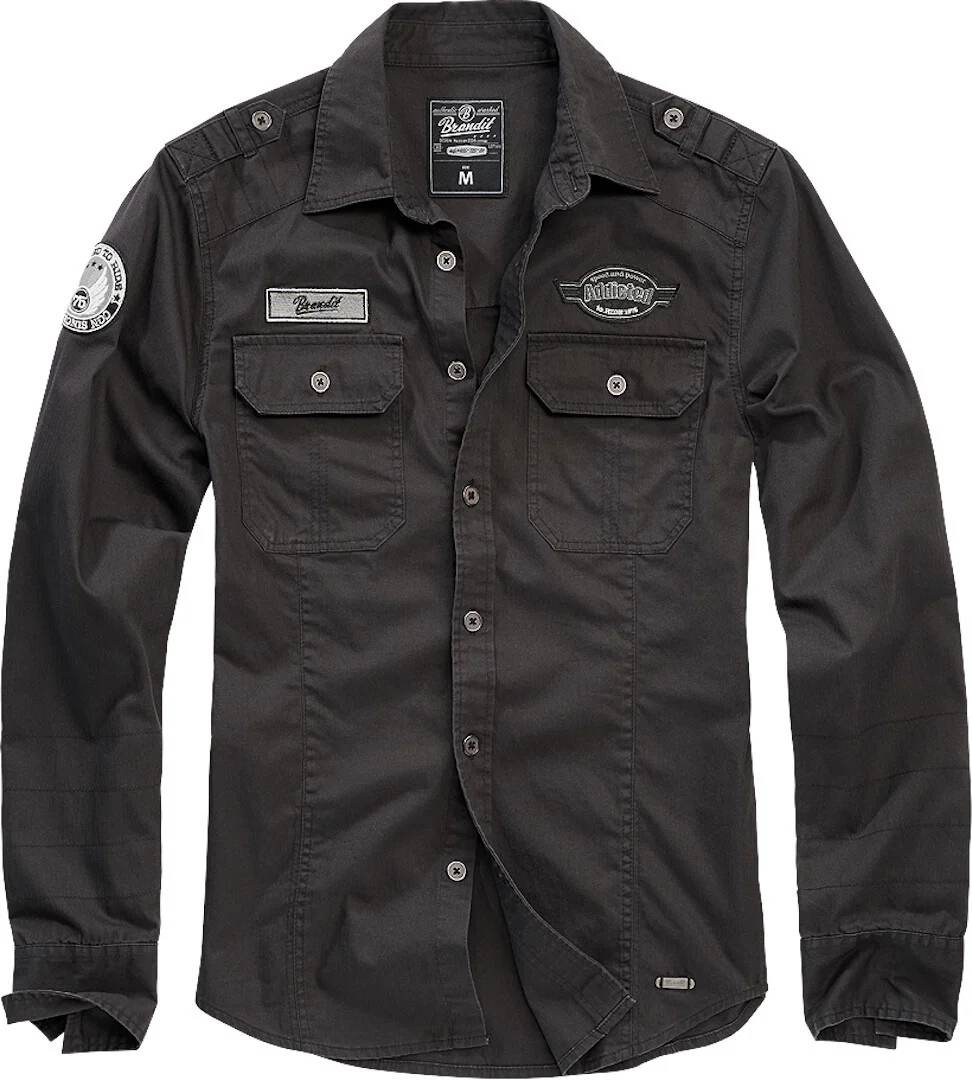Brandit Luis Vintage Shirt  black