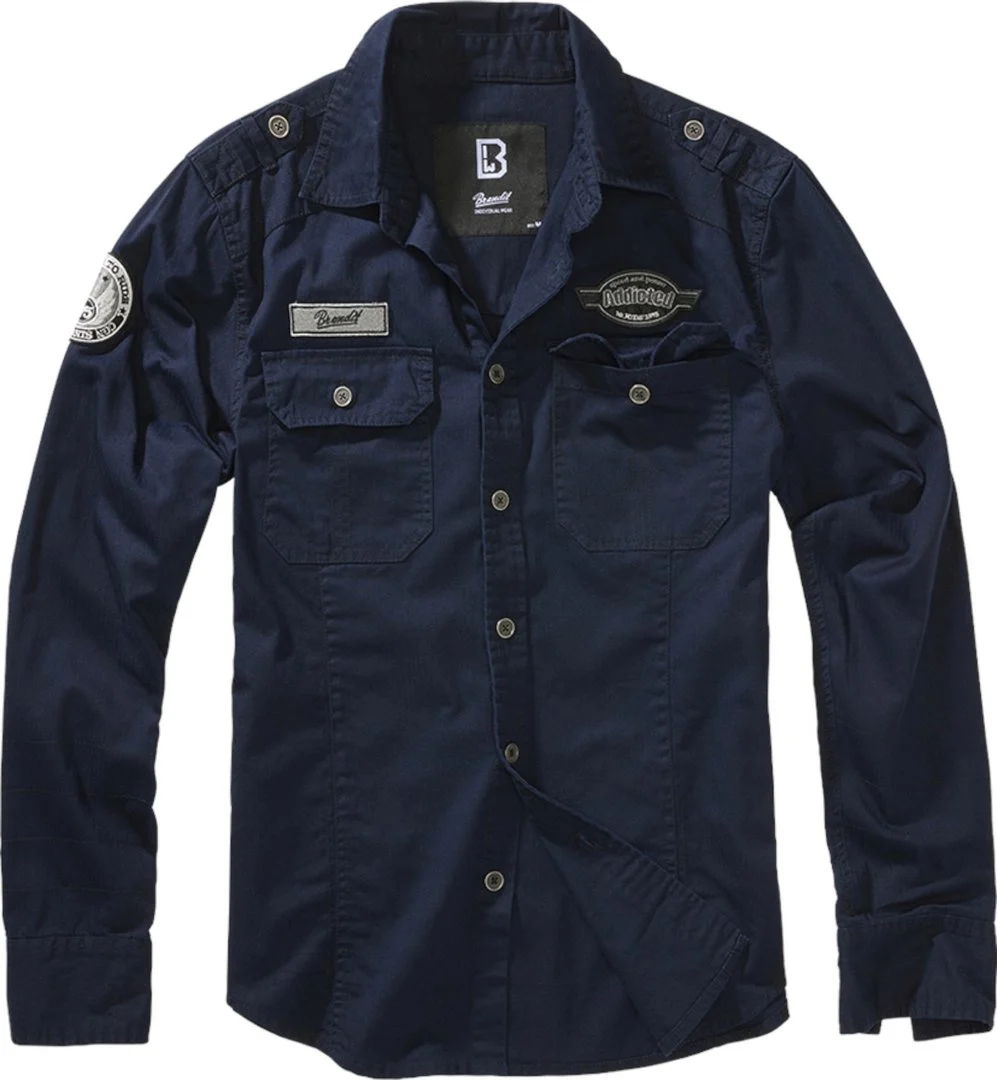 Brandit Luis Vintage Shirt  navy blue