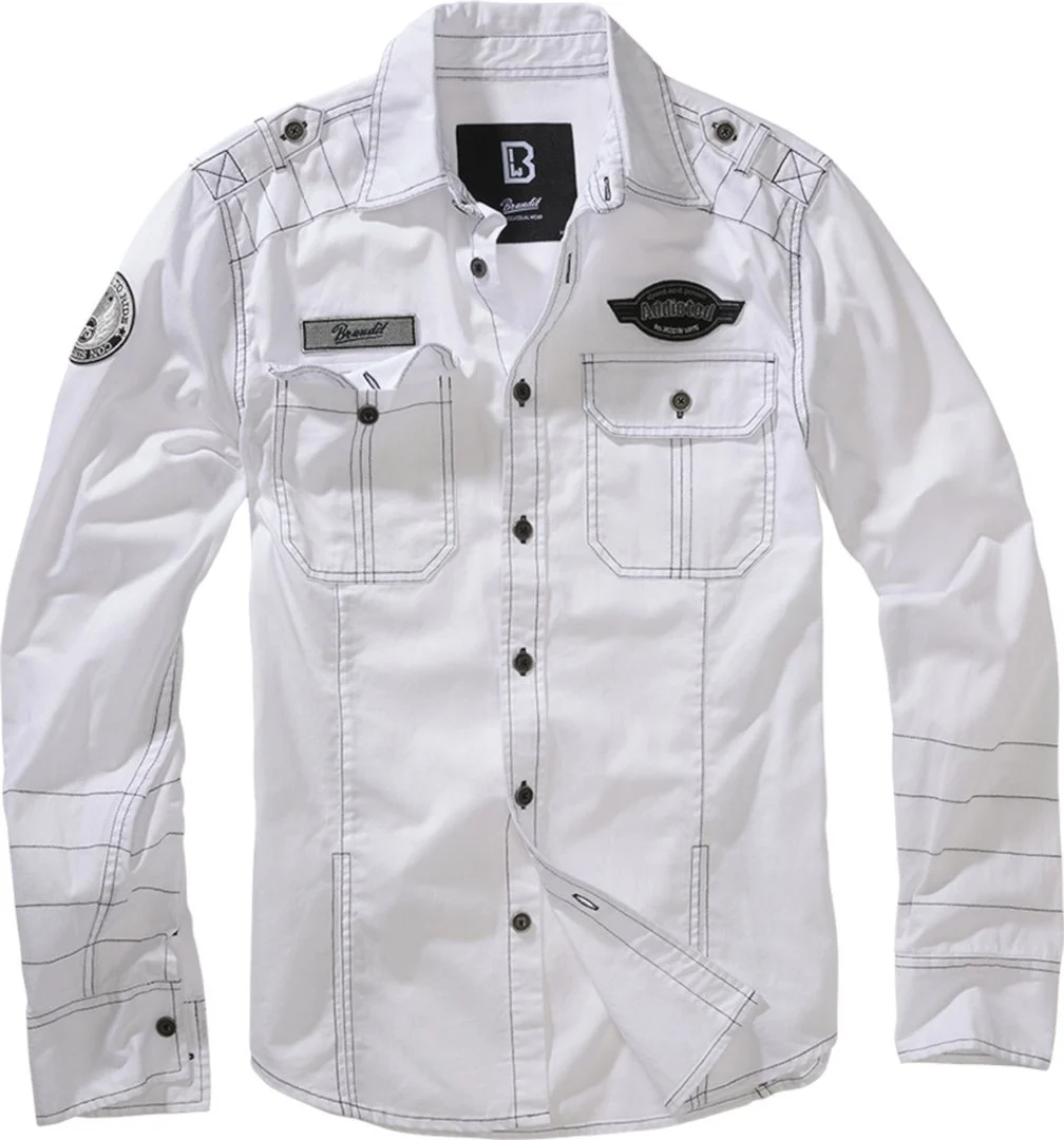 Brandit Luis Vintage Shirt  white