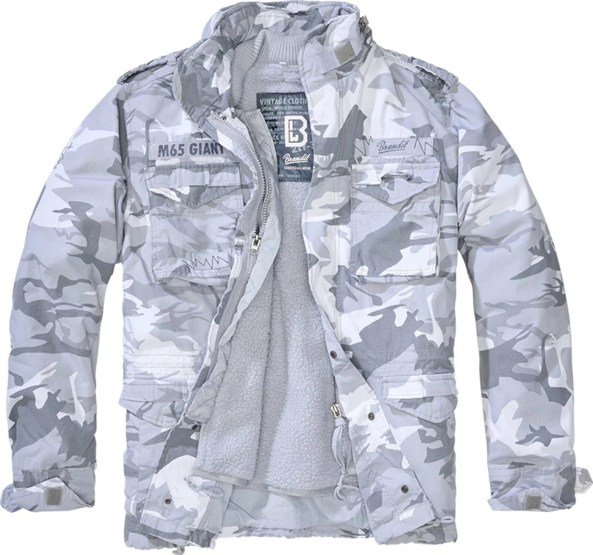 Brandit M-65 Giant Jacket  grey/white