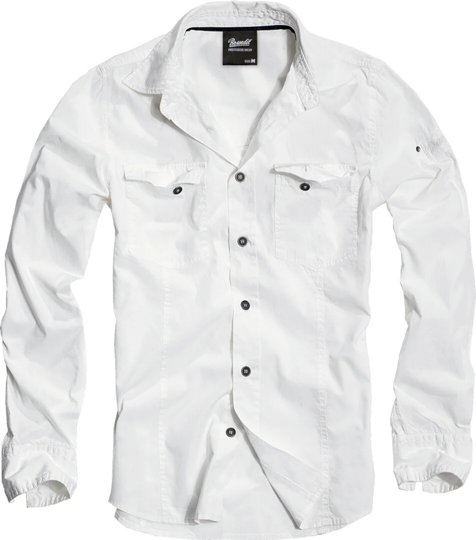 Brandit SlimFit Shirt  white