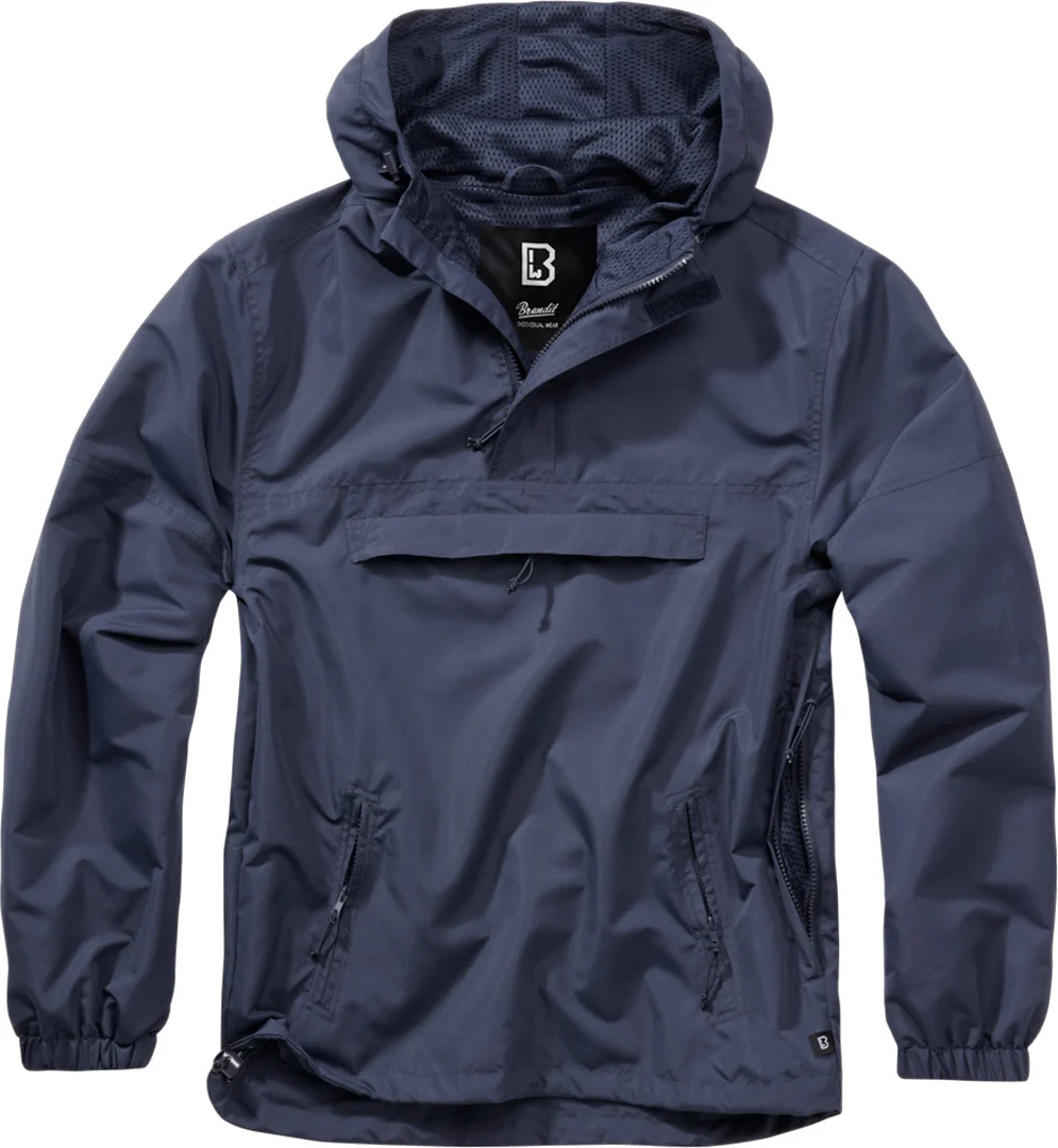 Brandit Summer Windbreaker Hoodie  navy blue