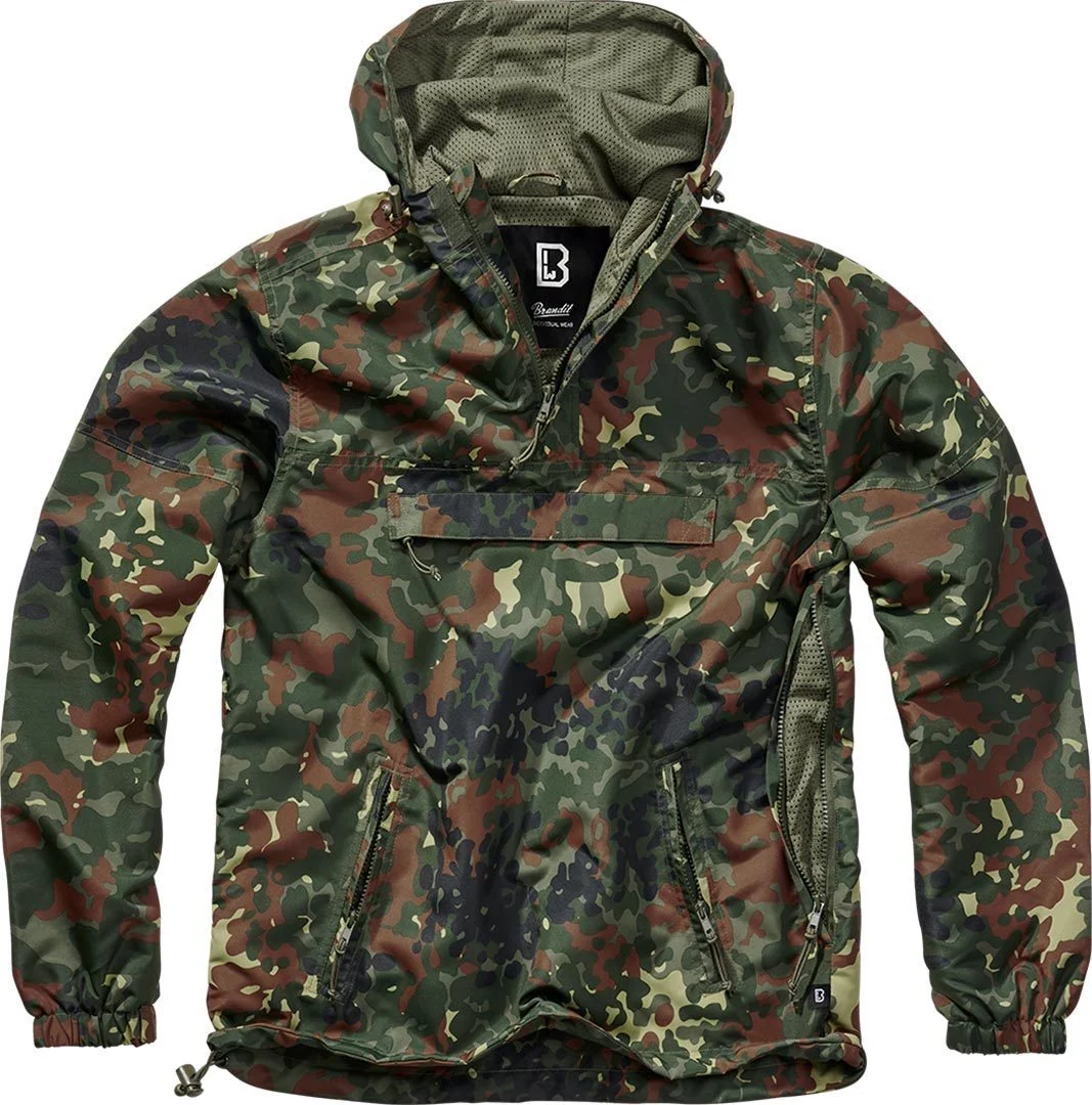 Brandit Summer Windbreaker Hoodie  Woodland