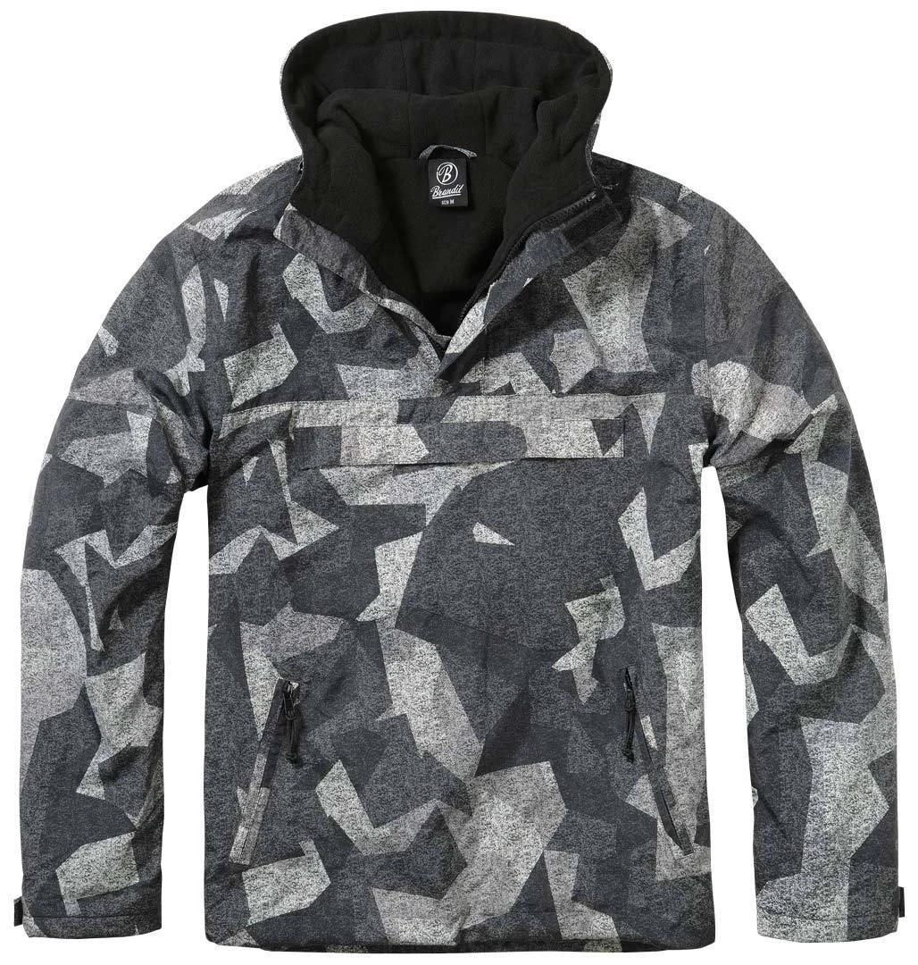 Brandit Windbreaker Jacket  light grey/dark grey/black