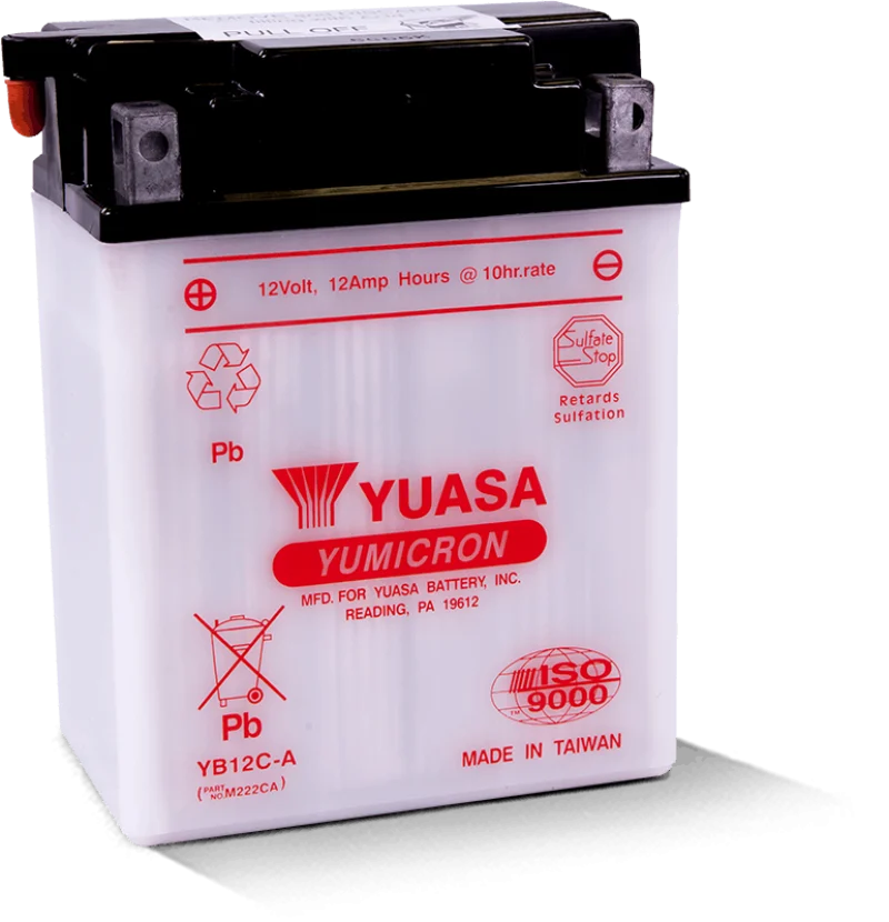 Yuasa YB12C-A Yumicron 12-Volt Battery - YUAM222CA