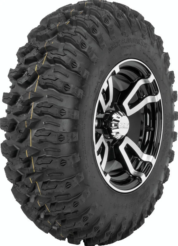 QuadBoss QBT446 Radial Utility Tire - 26x11R12 8Ply - 609303