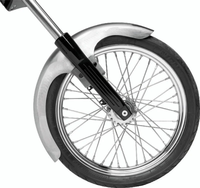 Bikers Choice Outlaw Raw Front Fender Wide Glide 21 Inch Wheel Undrilled Custom - 489663
