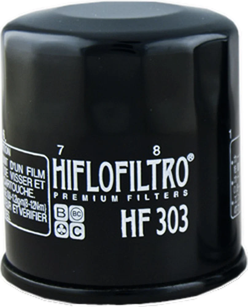 HifloFiltro Oil Filter Chrome - Fits: Honda, Kawasaki, Polaris, Yamaha