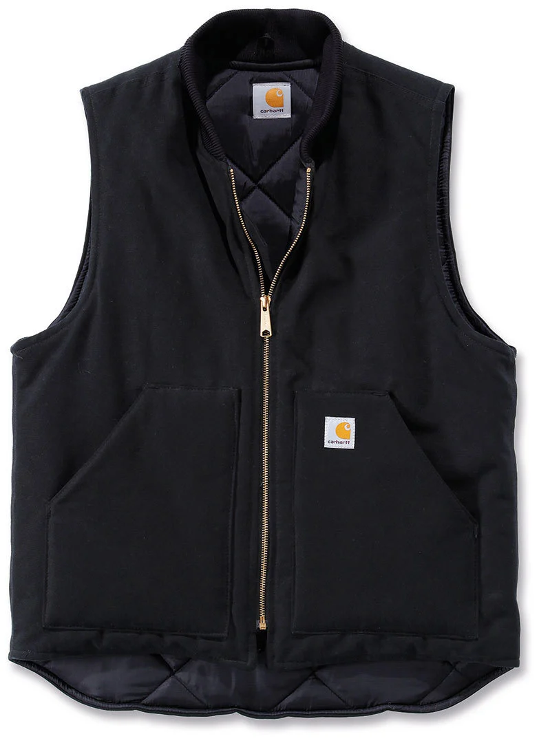 Carhartt Duck Arctic Quilt Lined Vest  black