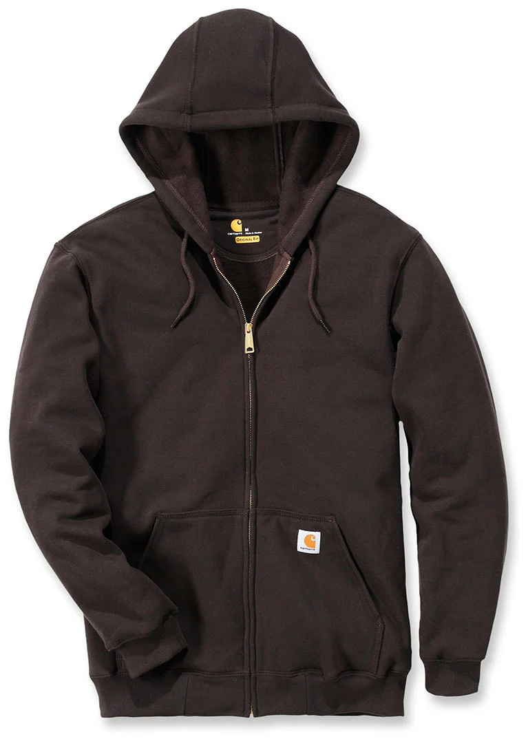 Carhartt Midweight Zip Hoodie  dark brown