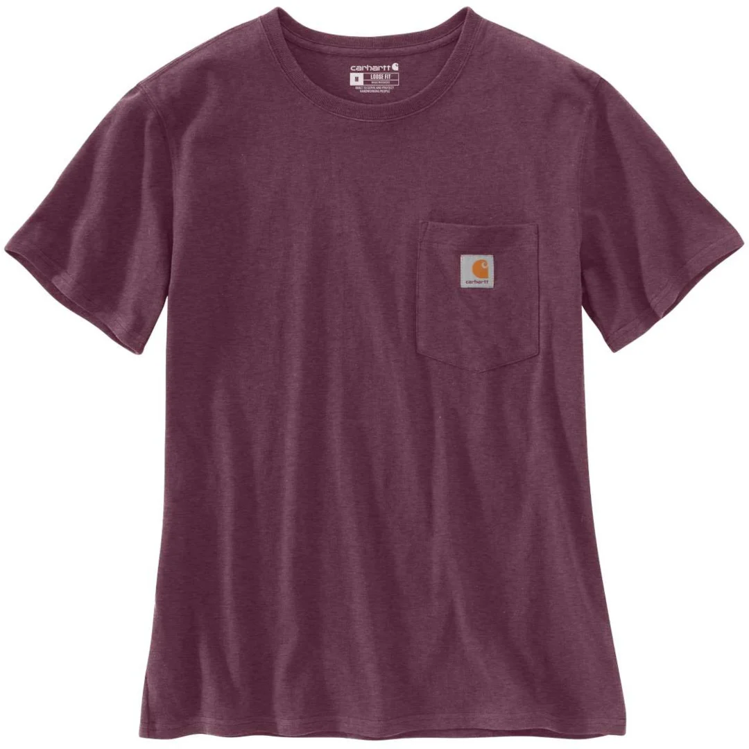 Carhartt Workwear Pocket Women's T-Shirt  dark violet