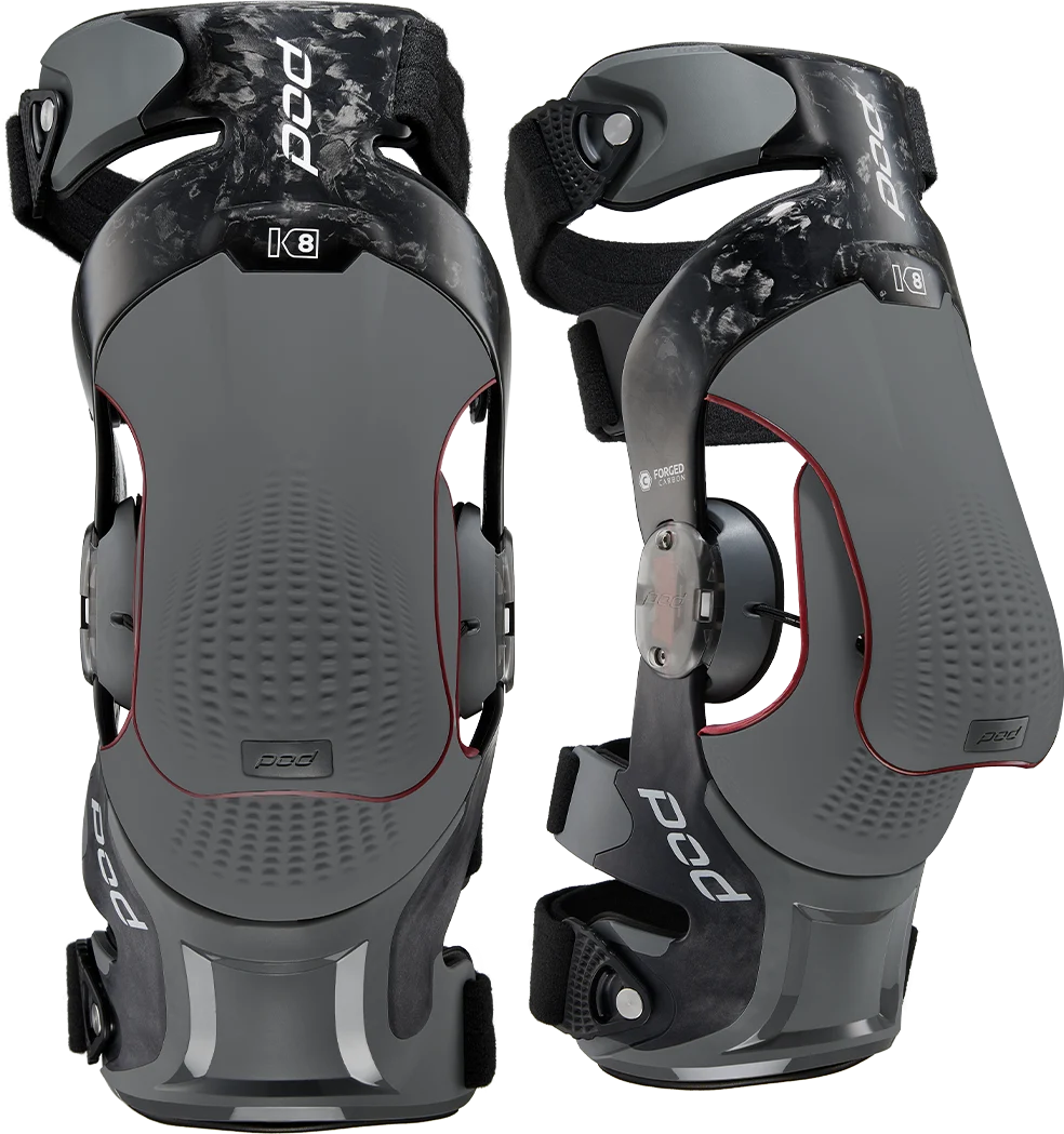 POD K8 3.0 Knee Brace (Pair) - Carbon/Graphite