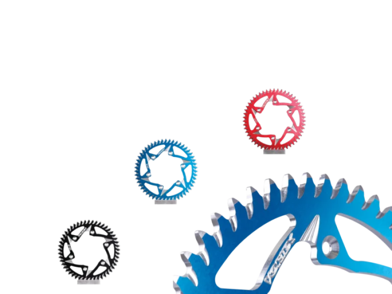 Vortex Racing Steel Rear Sprocket 530 44 Tooth- Black - 527S-44