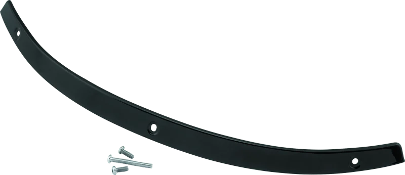 Kuryakyn Smooth Windshield Trim 14-Up Touring Gloss Black - 1389